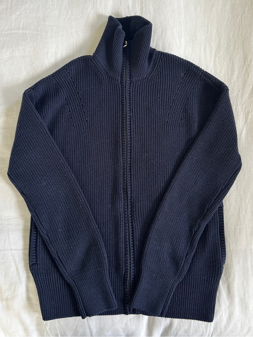 Athleta Zip Sweater - XS Navy Blue